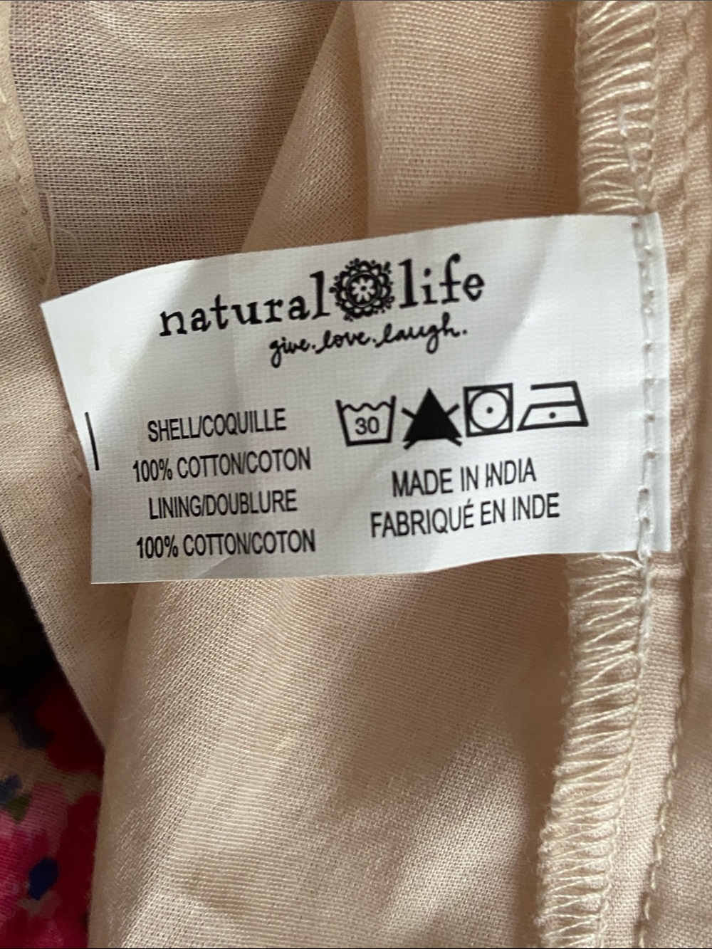 Natural Life Flora Convertible Maxi Cotton Skirt, Like New, Size Large - Picture 7 of 11